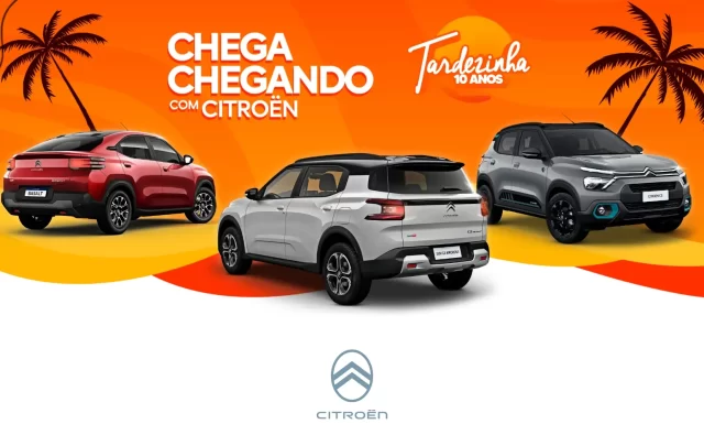 • Promoção “Chega chegando com Citroën” sorteará ingressos para os shows