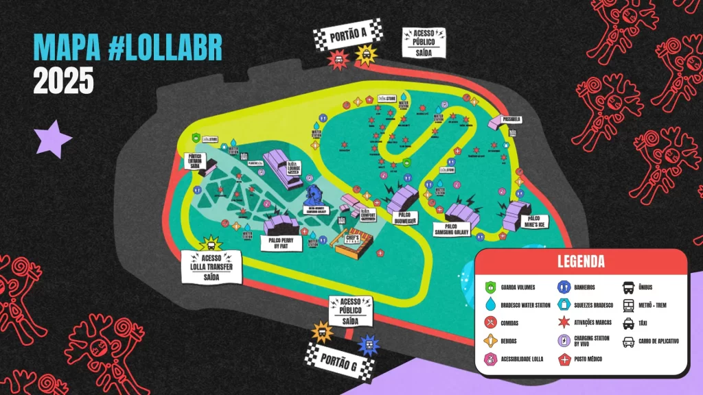 Mapa do Evento